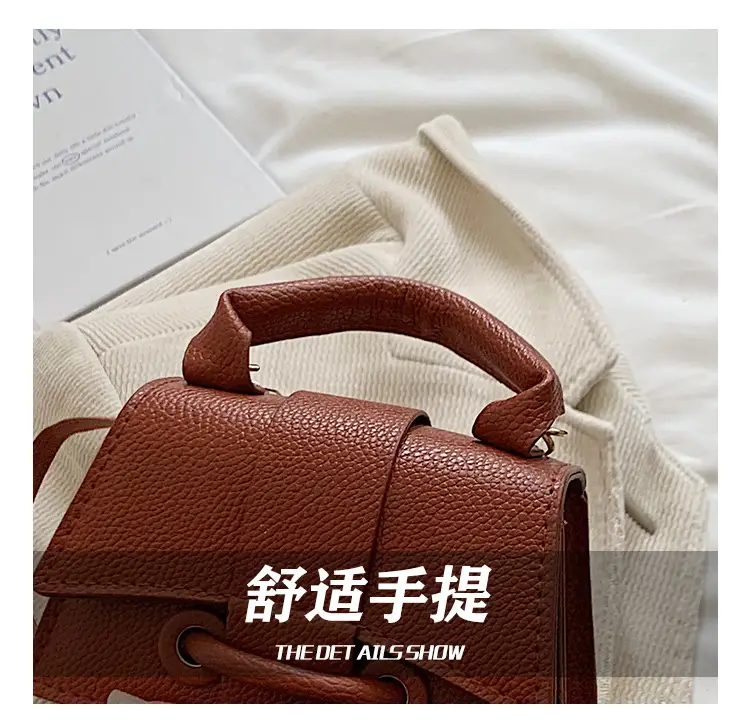 Red Square Shoulder Crossbody Bag for Women — feature 6