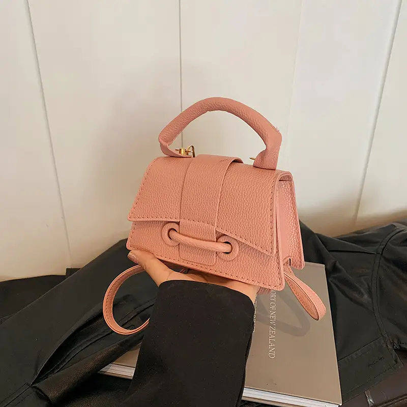 Red Square Shoulder Crossbody Bag for Women