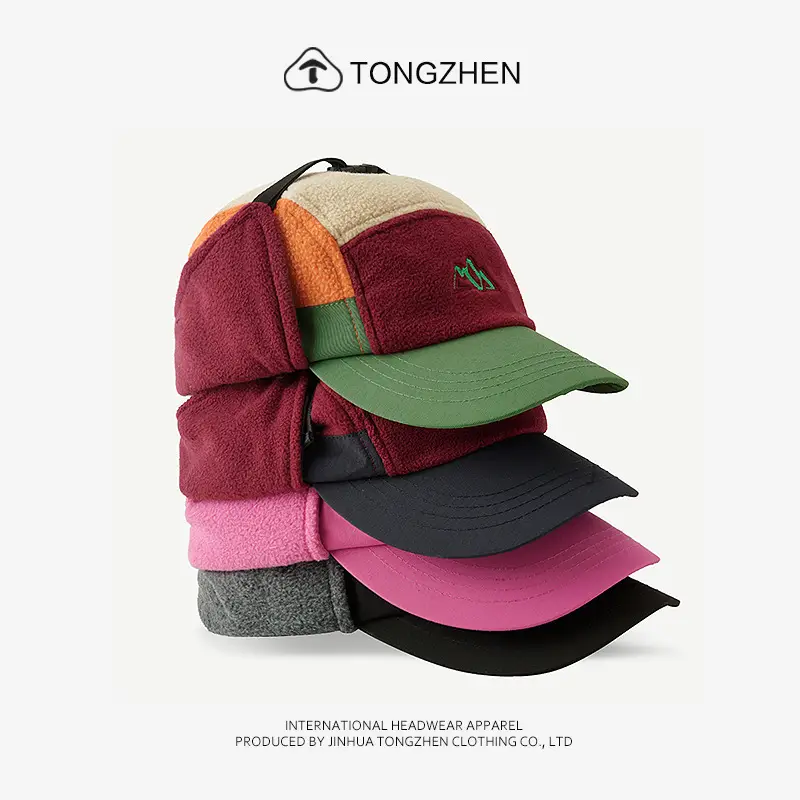 TongZhen Mountain Ski Flying Hat Women Men Warm Plush - Image 3