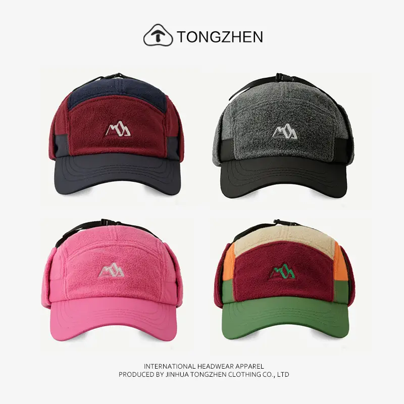 TongZhen Mountain Ski Flying Hat Women Men Warm Plush - Image 4