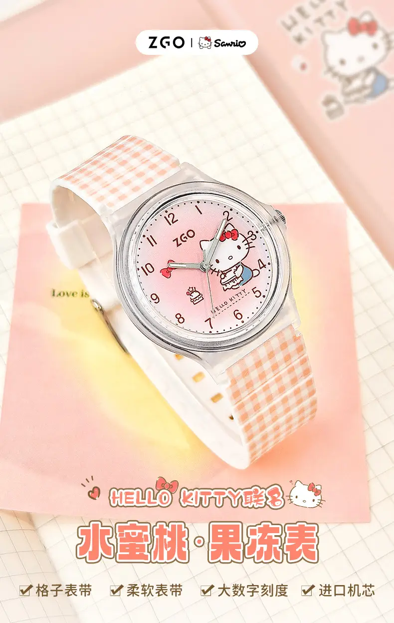 Hello Kitty Waterproof Quartz Watch for Girls Middle School — feature 1