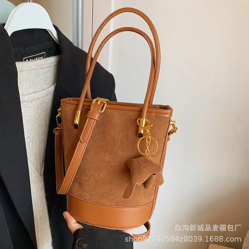 Retro Frosted Crossbody Bag Women Brown 2026 - Image 7