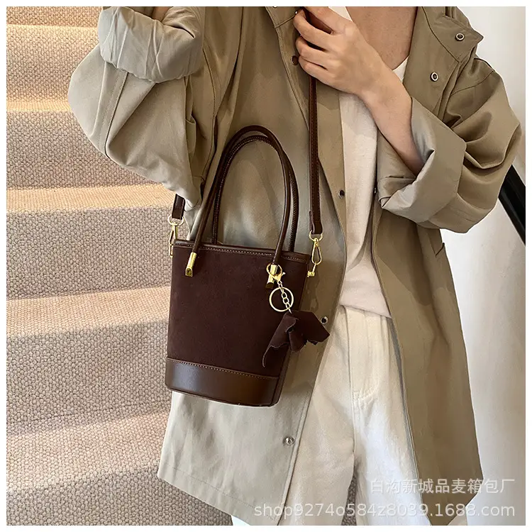 Retro Frosted Crossbody Bag Women Brown 2026 — feature 23