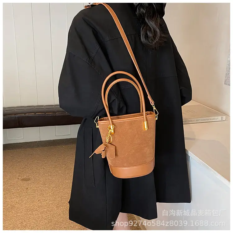 Retro Frosted Crossbody Bag Women Brown 2026 — feature 25