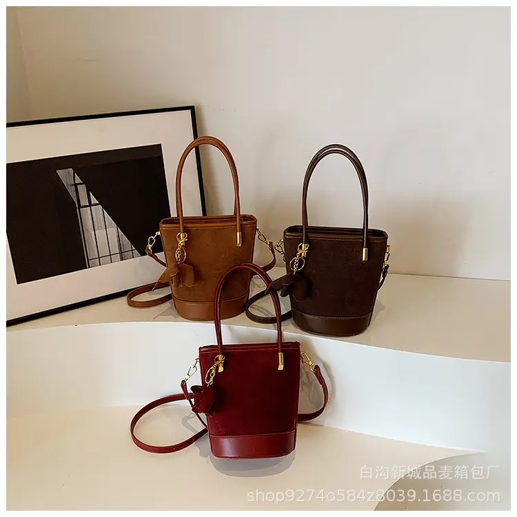 Retro Frosted Crossbody Bag Women Brown 2026 — feature 29