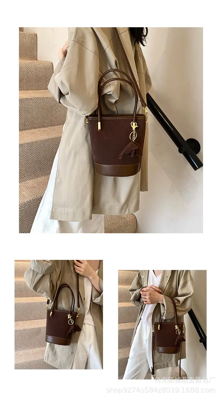 Retro Frosted Crossbody Bag Women Brown 2026 — feature 4