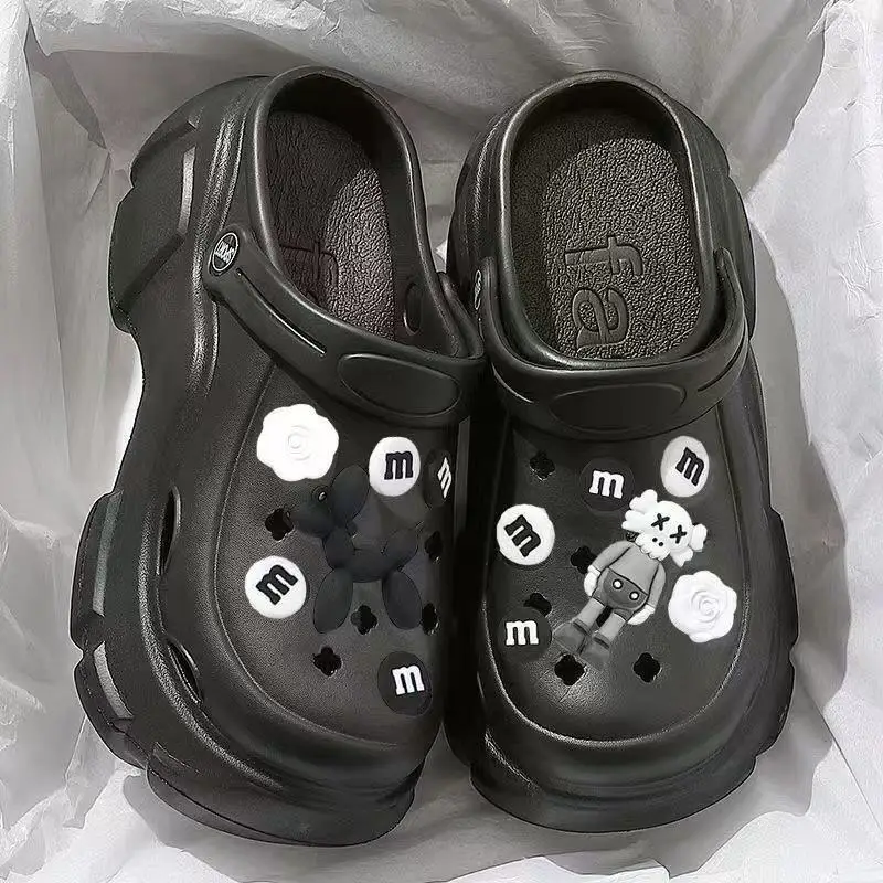 Women's White Cartoon Clogs Summer Sandals Non-Slip Anti-Odor