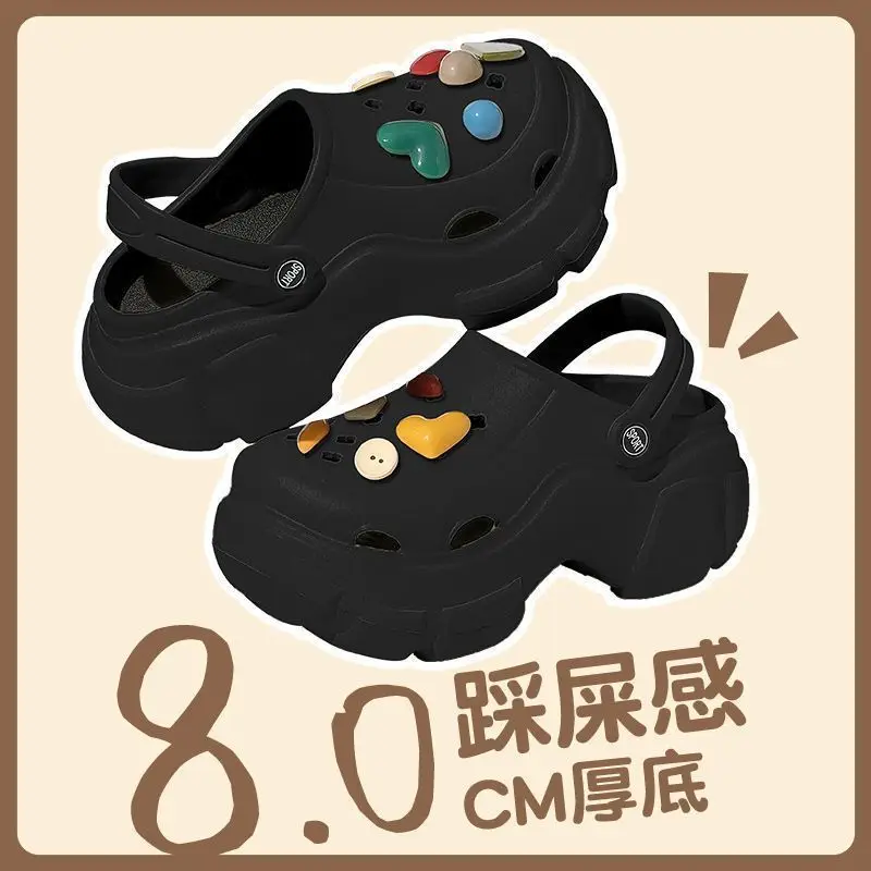 Women's White Cartoon Clogs Summer Sandals Non-Slip Anti-Odor