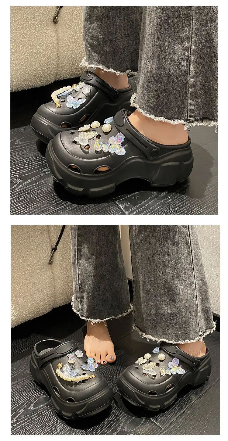 Women's Clogs with Thick Soles for Outdoor Wear, 2026 New Model, Beach Trendy, Ultra-Comfortable, Non-Slip, Closed-Toe Sandals That Don'T Tire Your Feet — feature 14