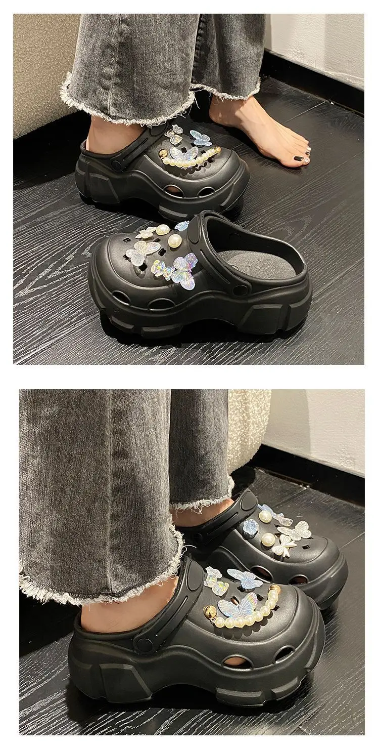 Women's Clogs with Thick Soles for Outdoor Wear, 2026 New Model, Beach Trendy, Ultra-Comfortable, Non-Slip, Closed-Toe Sandals That Don'T Tire Your Feet — feature 15