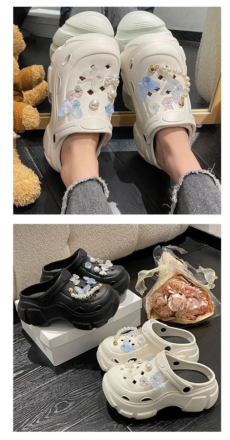 Women's Clogs with Thick Soles for Outdoor Wear, 2026 New Model, Beach Trendy, Ultra-Comfortable, Non-Slip, Closed-Toe Sandals That Don'T Tire Your Feet — feature 17