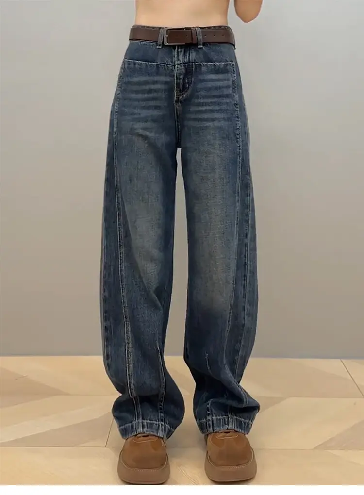 Women Slim Wide Leg Jeans Fall 2025 Large — feature 16