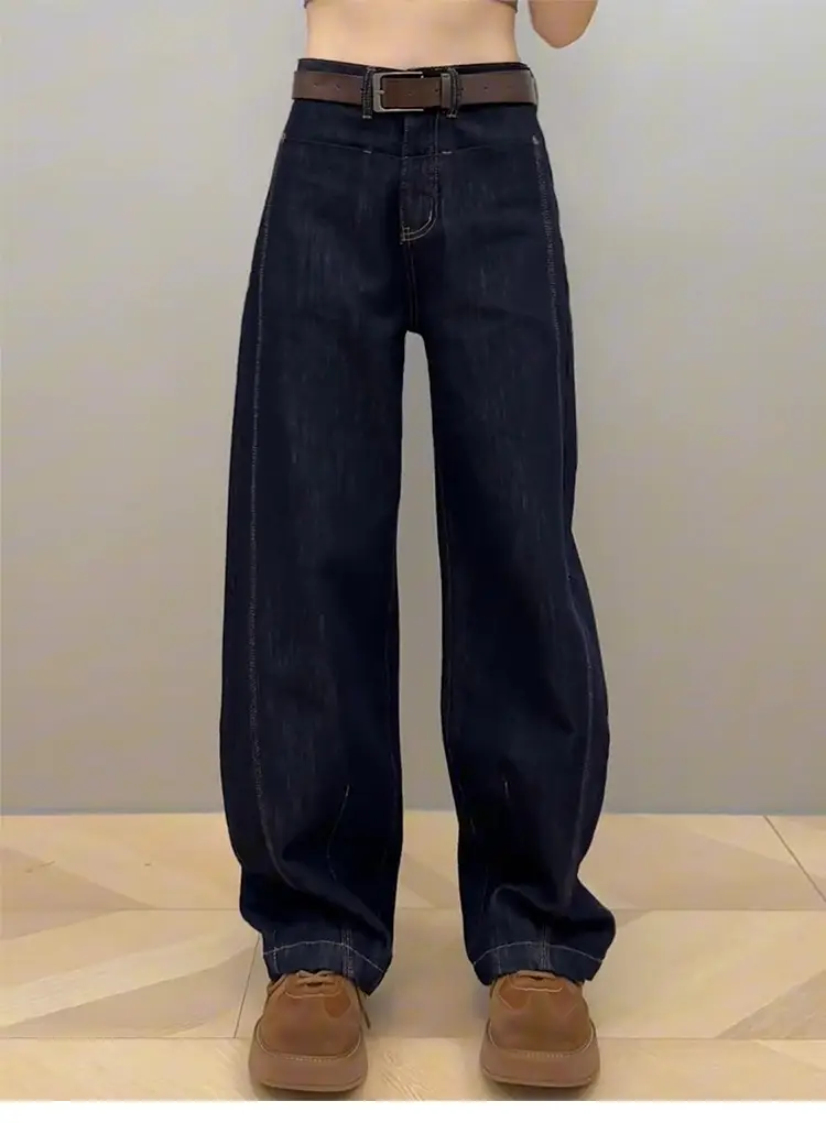 Women Slim Wide Leg Jeans Fall 2025 Large — feature 2