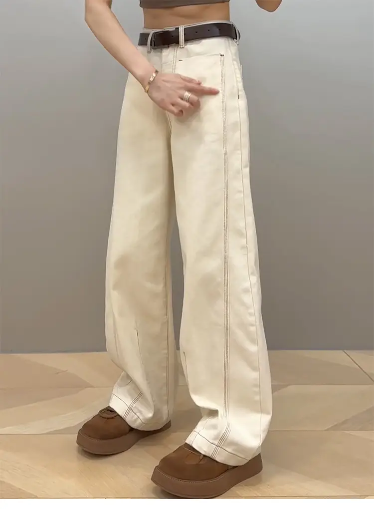 Women Slim Wide Leg Jeans Fall 2025 Large — feature 20