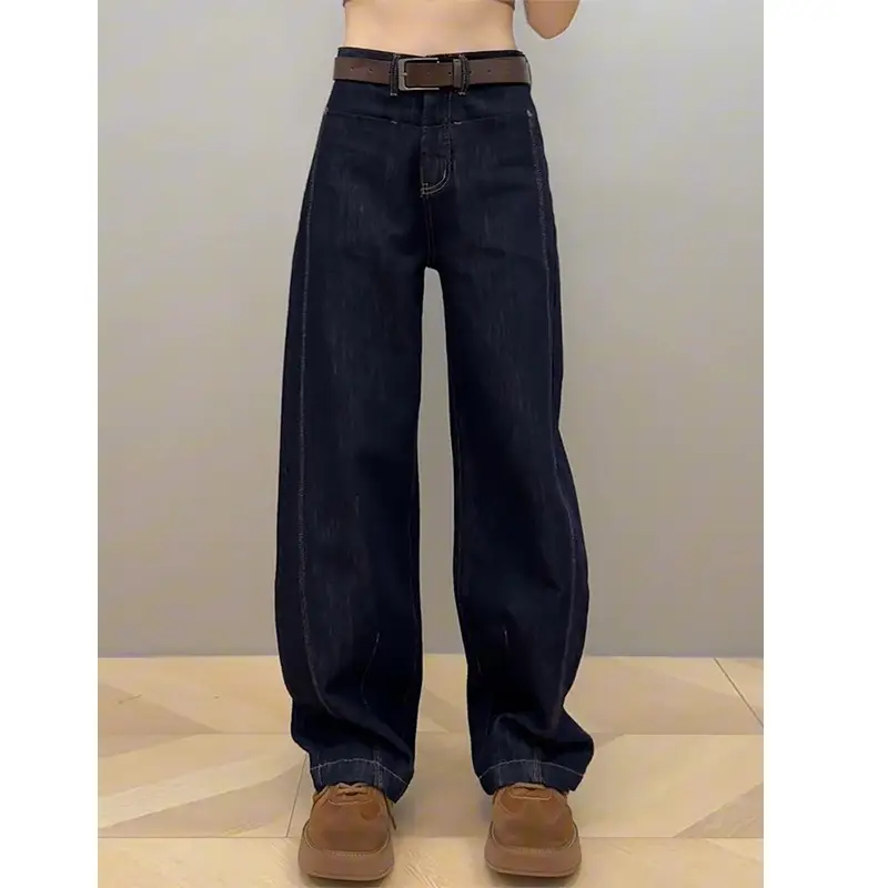 Women Slim Wide Leg Jeans Fall 2025 Large