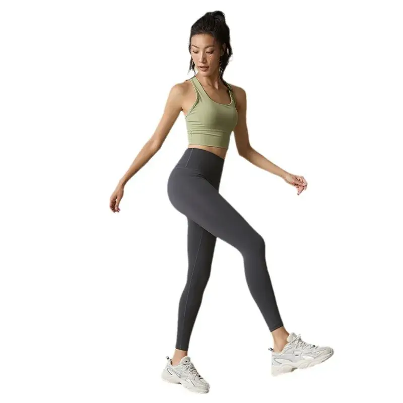 Women's Fixed Cup Yoga Bra Back Support Summer 2025 - Image 11