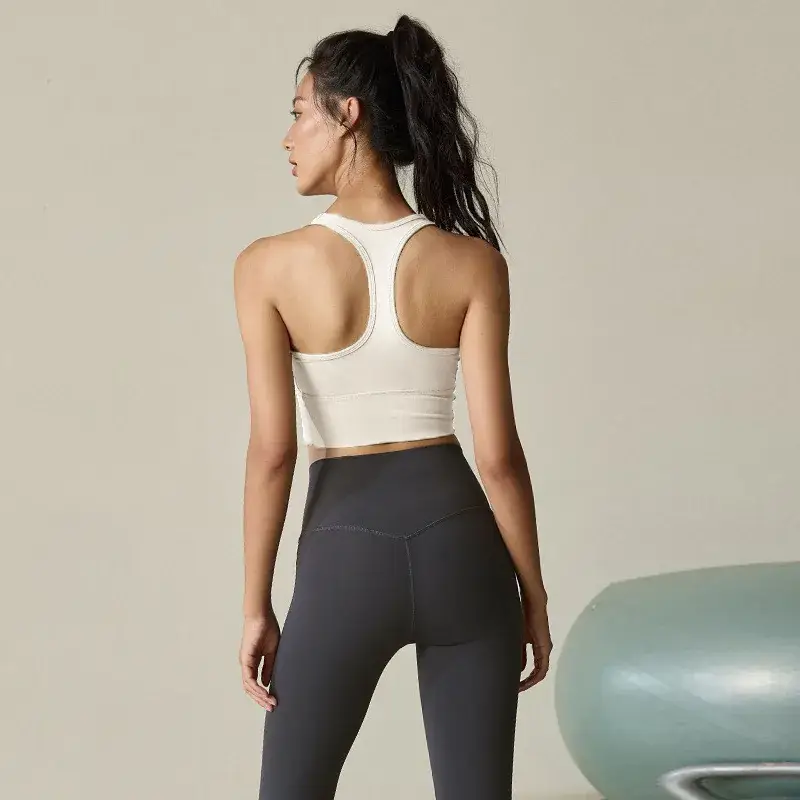 Women's Fixed Cup Yoga Bra Back Support Summer 2025 - Image 2