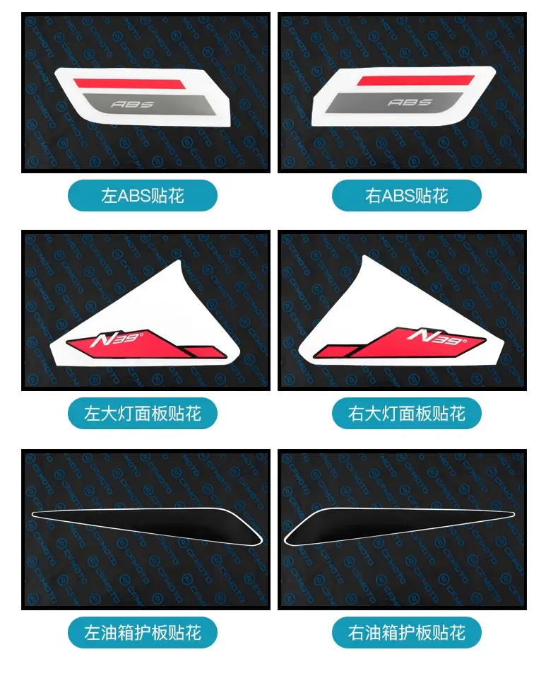 450Mt CF Moto Shell Guard Cover Full Decal Stickers — feature 6