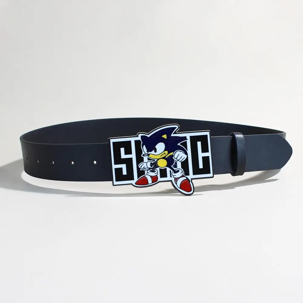 Sonic Kid Belt with Rivet Decor for Women - Image 8