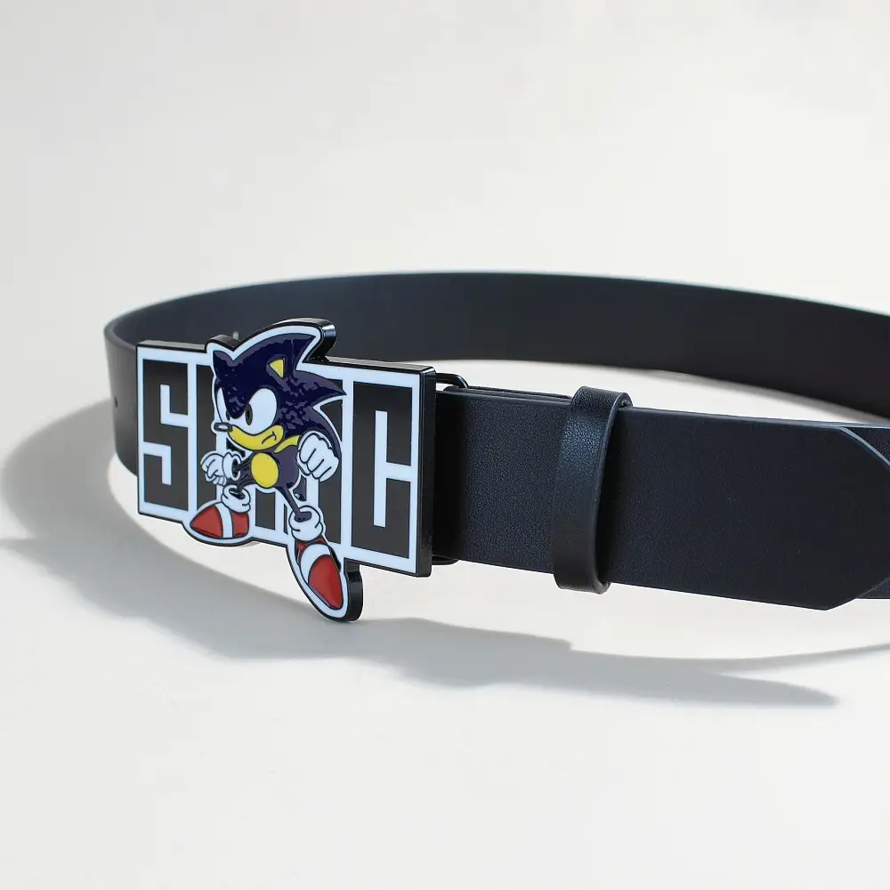 Sonic Kid Belt with Rivet Decor for Women — feature 10