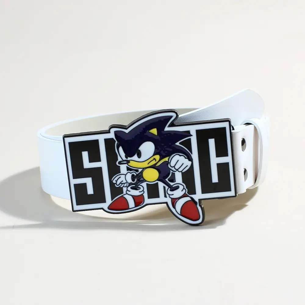 Sonic Kid Belt with Rivet Decor for Women — feature 14