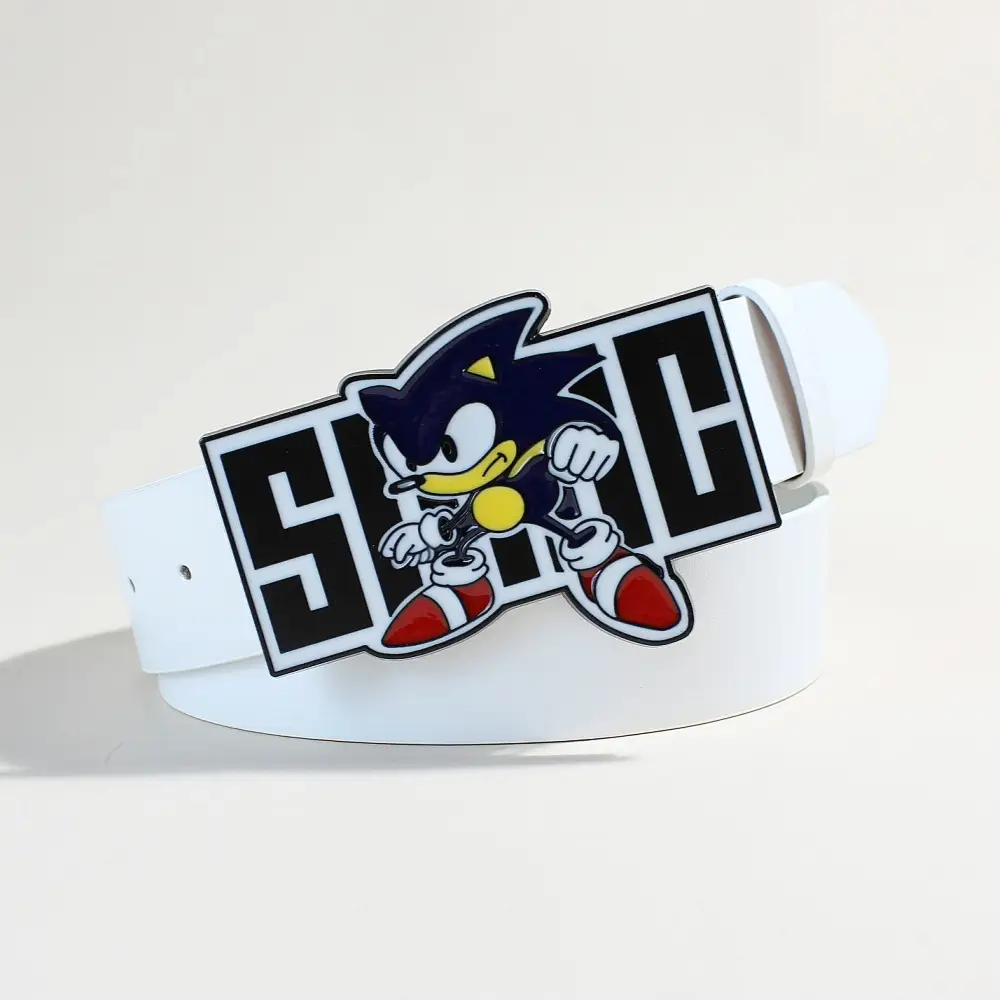 Sonic Kid Belt with Rivet Decor for Women — feature 15