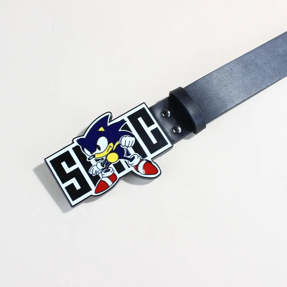 Sonic Kid Belt with Rivet Decor for Women — feature 6