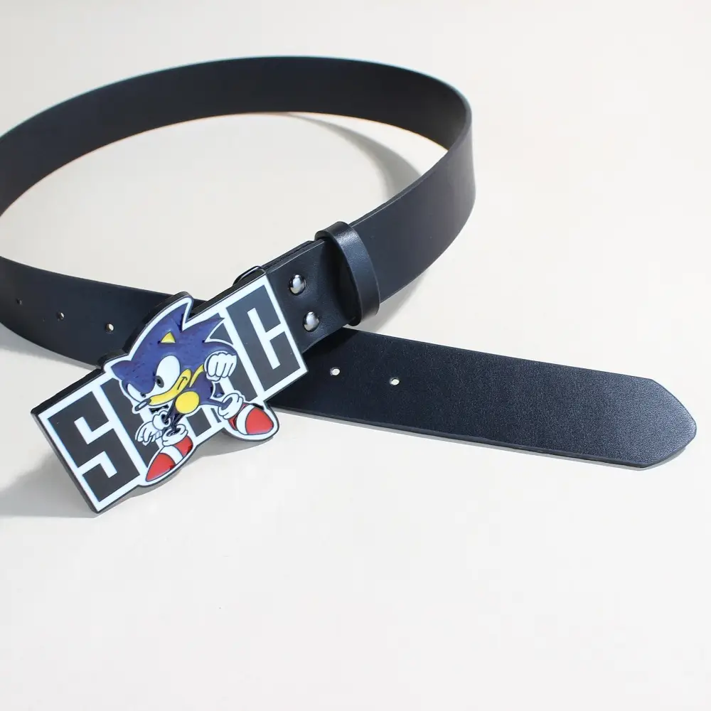 Sonic Kid Belt with Rivet Decor for Women — feature 9