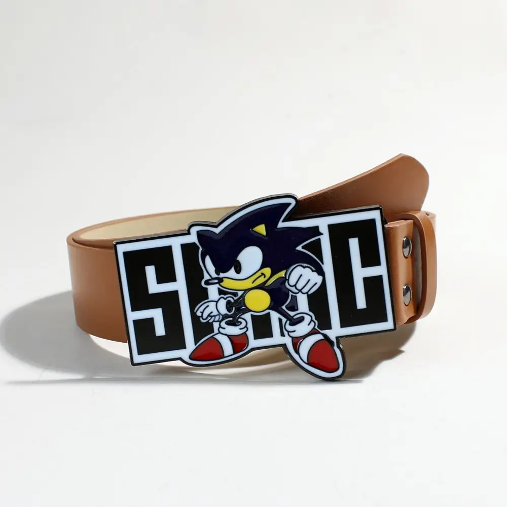 Sonic Kid Belt with Rivet Decor for Women - Image 3