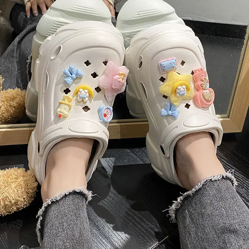 Eva Hole-In-The-Wall Shoes Soft Leg-Lengthen Summer - Image 5