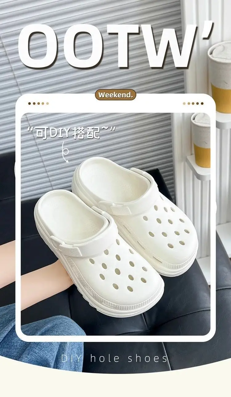 Maternity Clogs for Women 2026 New Model Non-Slip Thick-Soled Sandals Beach Shoes Closed-Toe Slippers for Women Suitable for Outdoor Wear — feature 9