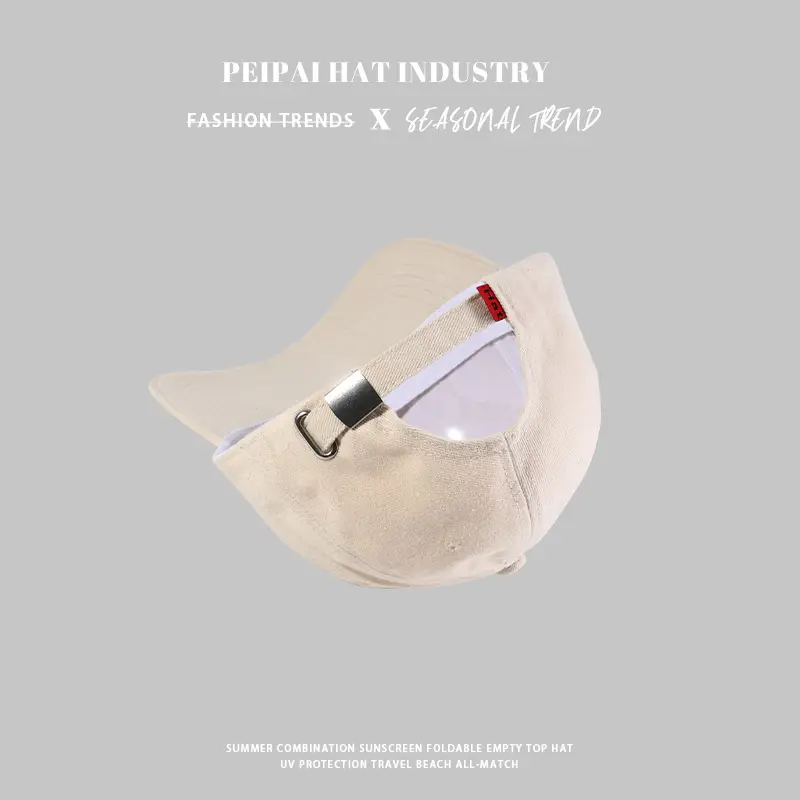 Women's Fox Embroidered Beige Baseball Cap — feature 12