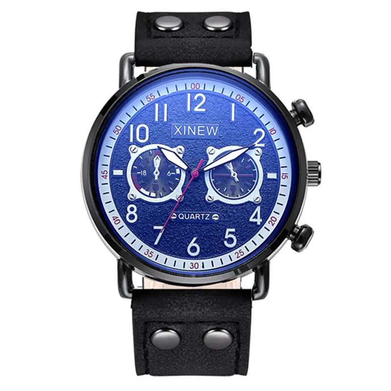Xinew Men's Green Quartz Chronograph Watch - Image 4