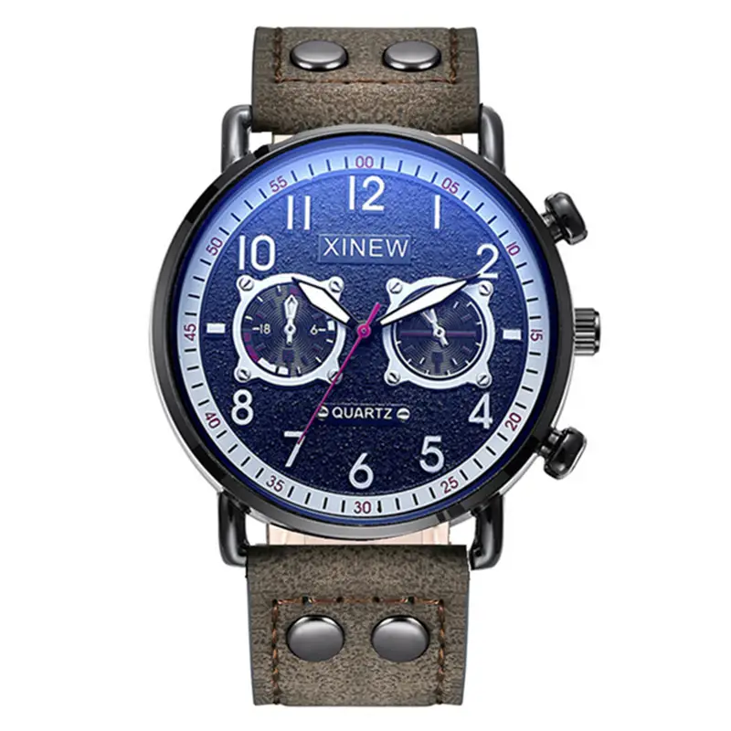 Xinew Men's Green Quartz Chronograph Watch - Image 9