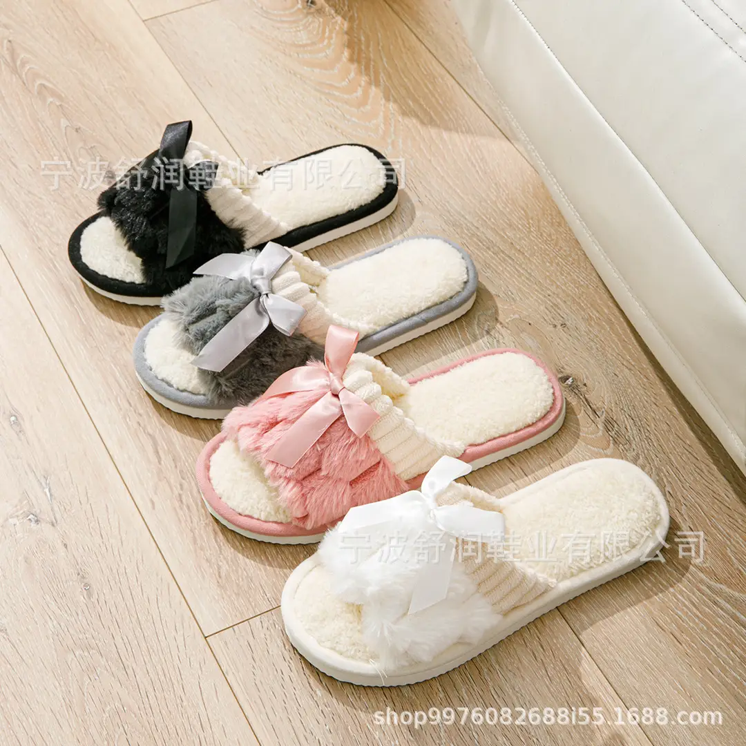 Directly from the Manufacturer, Unisex Slippers for All Seasons, Suitable for Both Indoor and Outdoor Use, Cotton Slippers, Small Batch Custom Furry Slippers, Can Be Shipped on Behalf of Others — feature 4
