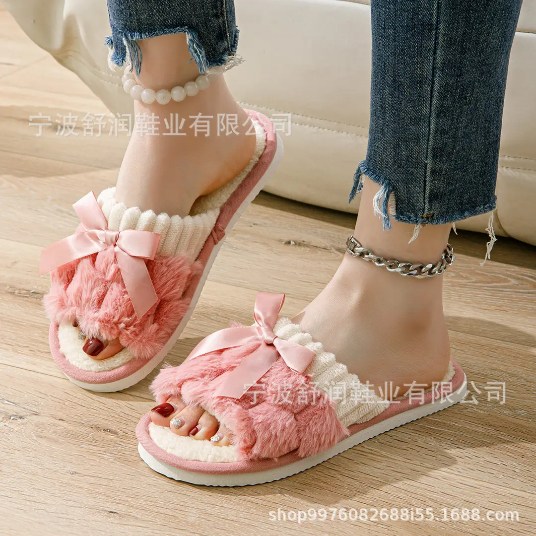 Directly from the Manufacturer, Unisex Slippers for All Seasons, Suitable for Both Indoor and Outdoor Use, Cotton Slippers, Small Batch Custom Furry Slippers, Can Be Shipped on Behalf of Others — feature 6