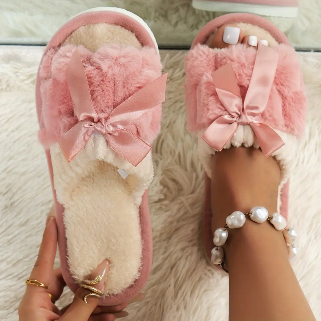 Directly from the Manufacturer, Unisex Slippers for All Seasons, Suitable for Both Indoor and Outdoor Use, Cotton Slippers, Small Batch Custom Furry Slippers, Can Be Shipped on Behalf of Others