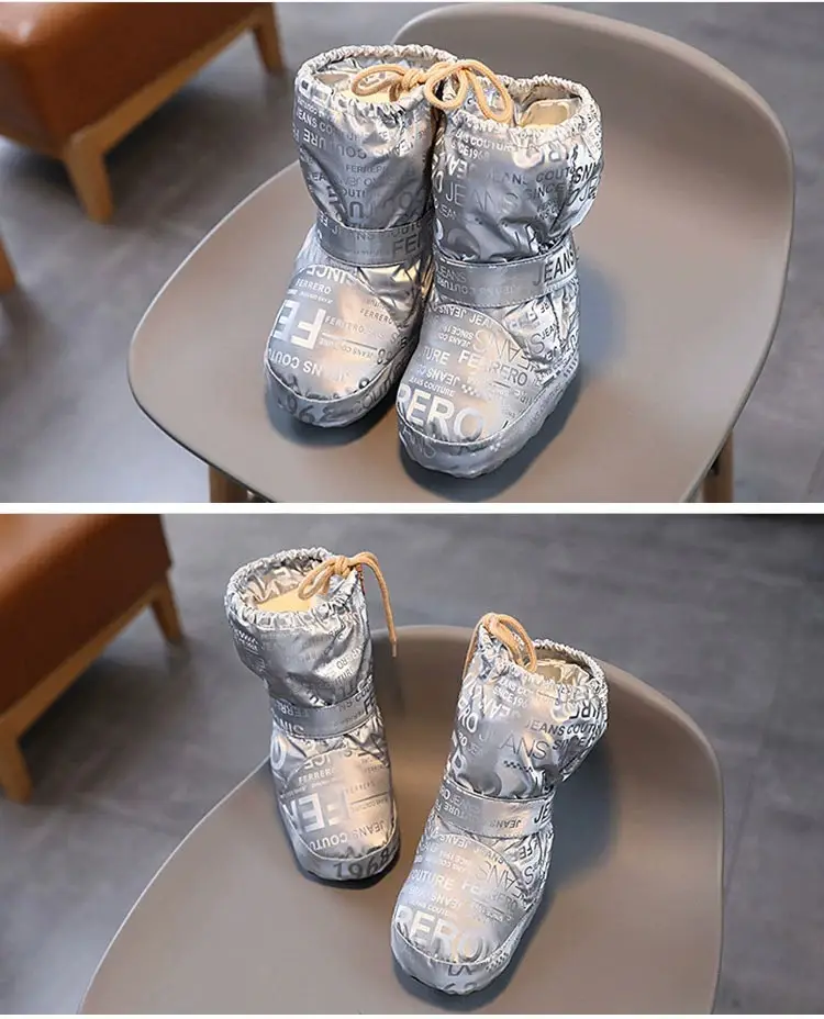 Baby Winter Cotton Shoes with Fleece Lining, Waterproof, Anti-Slip, 3-6-12M — feature 10