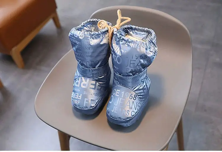 Baby Winter Cotton Shoes with Fleece Lining, Waterproof, Anti-Slip, 3-6-12M — feature 6
