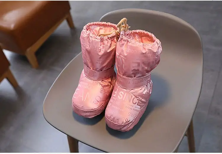 Baby Winter Cotton Shoes with Fleece Lining, Waterproof, Anti-Slip, 3-6-12M — feature 8