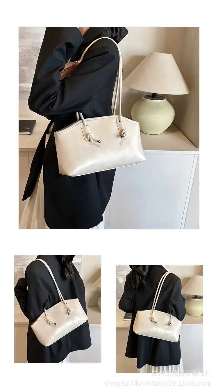 Elegant Black Retro Shoulder Bag for Women — feature 6