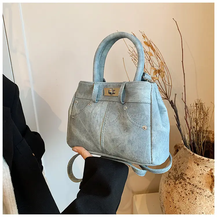 Light Blue Suede Crossbody Bag for Women 2026 — feature 10
