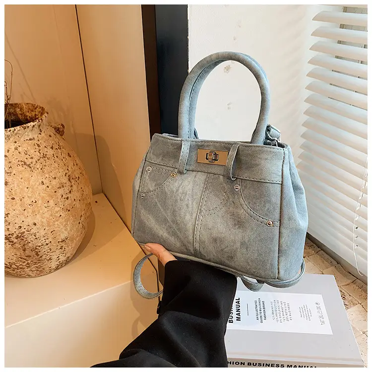 Light Blue Suede Crossbody Bag for Women 2026 — feature 12