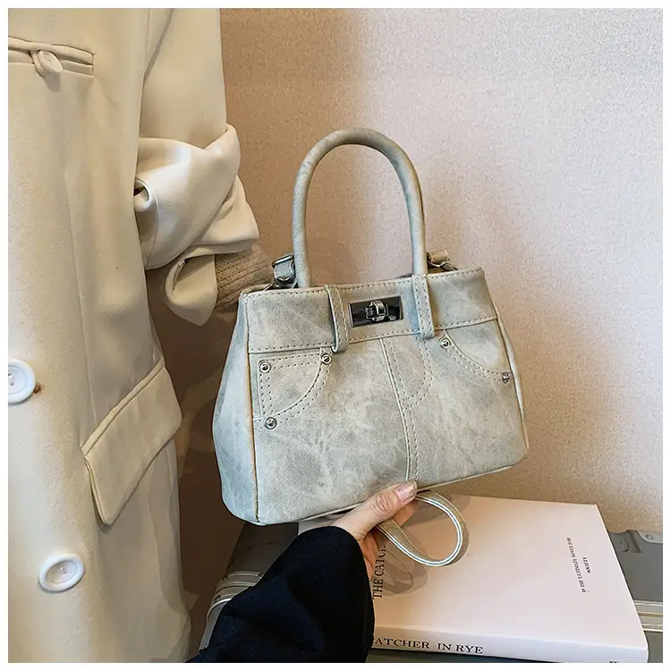 Light Blue Suede Crossbody Bag for Women 2026 — feature 13
