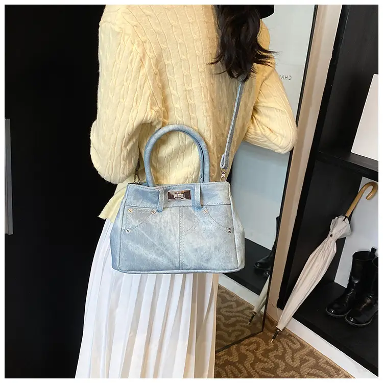 Light Blue Suede Crossbody Bag for Women 2026 — feature 21