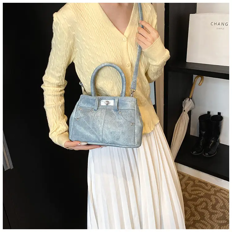 Light Blue Suede Crossbody Bag for Women 2026 — feature 23