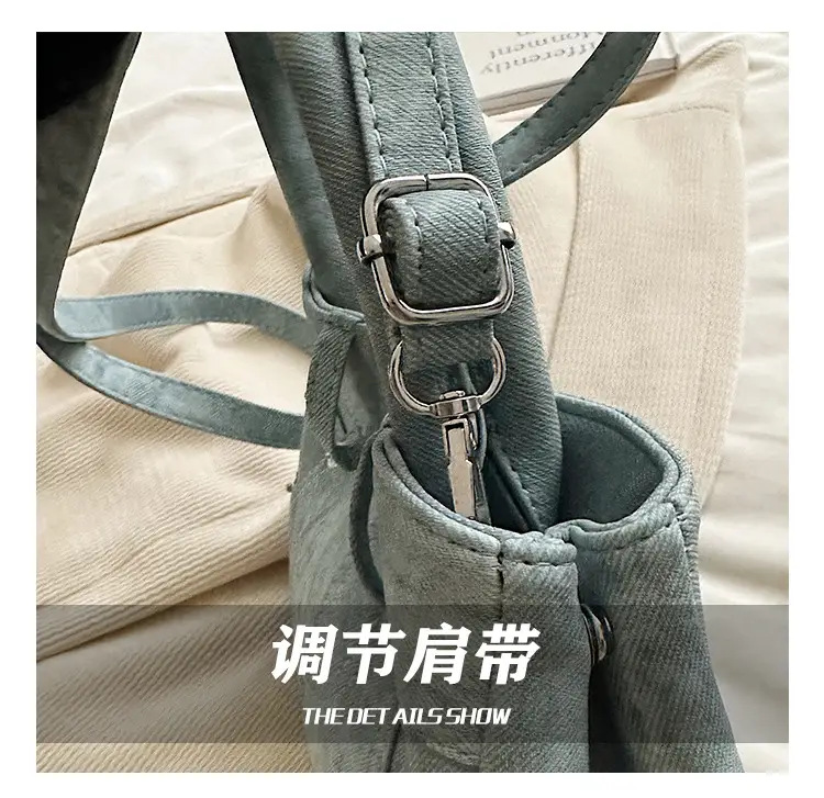 Light Blue Suede Crossbody Bag for Women 2026 — feature 5