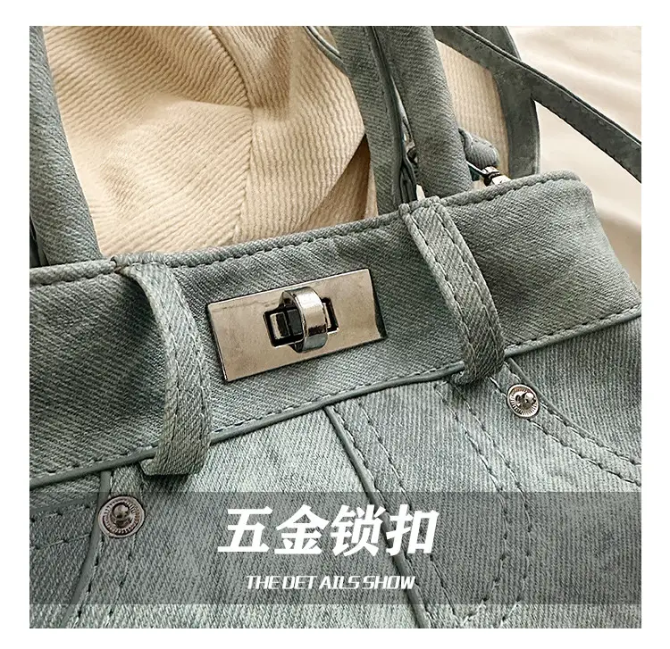 Light Blue Suede Crossbody Bag for Women 2026 — feature 6