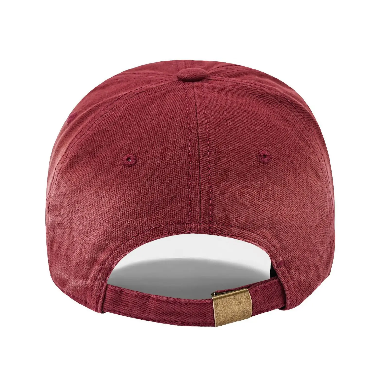 Men Distressed Cotton Baseball Cap Large Bim Grey - Image 15