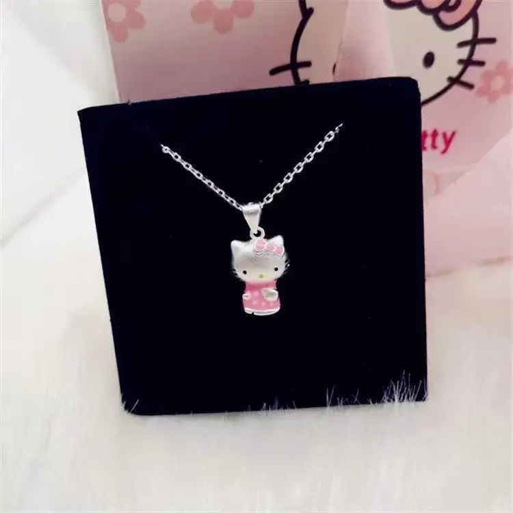 Cute Kitty Cat Necklace Women Collarbone Fashion — feature 9